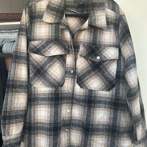 BLANKNYC Plaid Shacket Jacket xxl NWOT